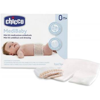 CHICCO Set na ošetření pupečníku Medibaby 3 3 ks