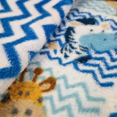 DITA vdi Wellsoft oboustranný - šíře 159 cm - zvířátka/modré vlnky