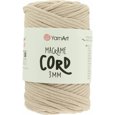 Špagát YarnArt Macrame Cord 753 svetlo hnedá