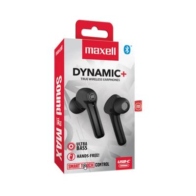MAXELL DYNAMIC+ TWS Bluetooth 5.3 Bezdrôtové slúchadlá - čierne
