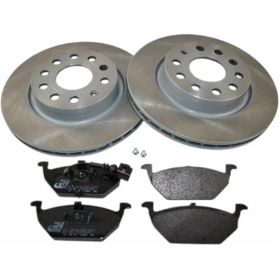 Sada přední brzdové kotouče + destičky AUDI SEAT ŠKODA OCTAVIA II VW | Zboží Auto