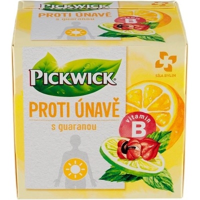 Pickwick Proti únave s guaranou zelený a bylinný čaj 10 x 1,5 g