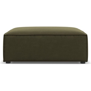 Micadoni Зелена кадифена табуретка Jodie - Micadoni Home (MIC_POUF_51_F1_JODIE2)