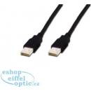 Assmann C0794196 USB 2.0 USB A M (plug)/USB A M (plug), 1m, černý