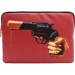 Seletti Чанта за лаптоп TOILETPAPER REVOLVER 34, 5 x 25 cм, червена, Seletti (SLT02565)