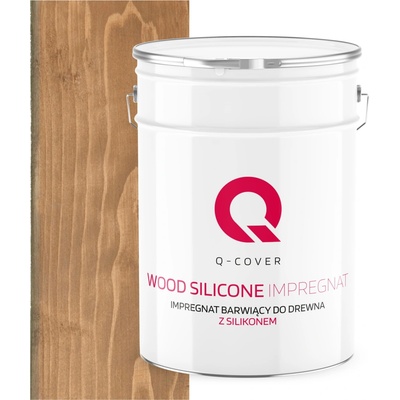 Impregnace na dřevo Q-COVER ochranná, tónovací, silikonová, barva irchový béž, 10 l