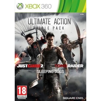 Square Enix Ultimate Action Triple Pack: Just Cause 2 + Sleeping Dogs + Tomb Raider (Xbox 360)