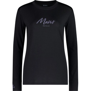 Mons Royale Дамско мериносово термобельо Mons Royale Women's Yotei Merino Classic Long Sleeve Merino longsleeve - Black (115-2888-0113)