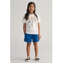 Gant Linen frill shorts modrá