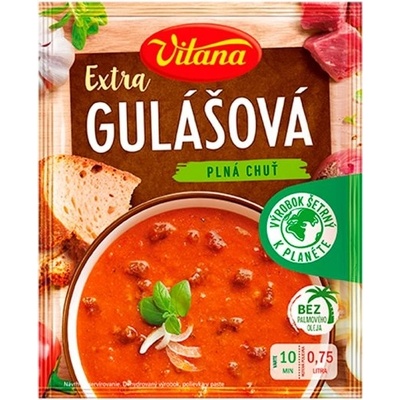 Vitana Extra tradičná gulášová pastovitá polievka 95 g