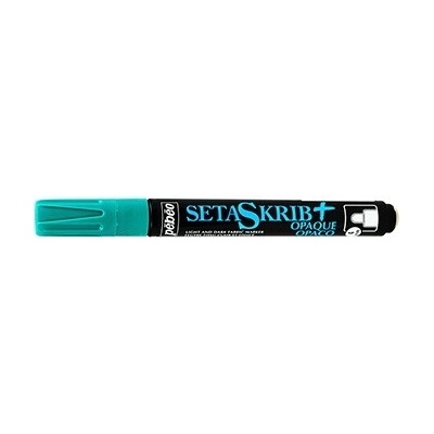 Pebeo Setaskrib Opaque Broad Tip Marker fixky na textil Dark Green