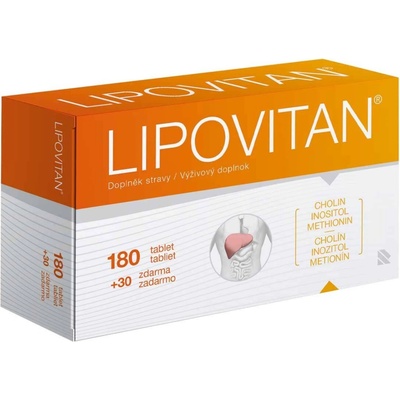 Herbacos Recordati Lipovitan 180 + 30 tabliet