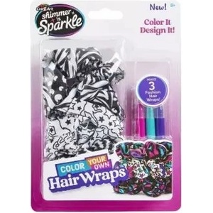 CRA-Z-ART Shimmern Sparkle: цветен комплект дъвки за коса