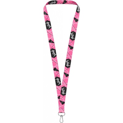 Snúrka na krk BAAGL dlhý lanyard ružový