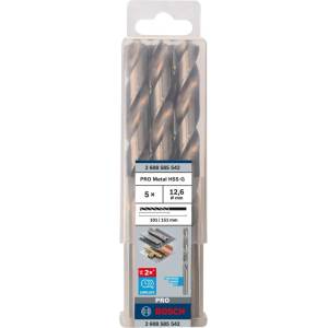 Bosch - Комплект свредла за метал, 12, 6 × 151 мм, 5 бр. 2608585542 (2608585542)