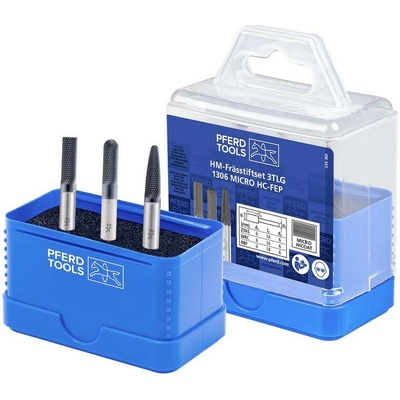 PFERD TOOLS 21901307 frézovací kolík sada Vonkajší Ø 6 mm Ø hriadeľa 6 mm