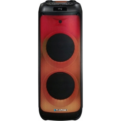 Přenosný Bluetooth reproduktor Karaoke s mikrofonem černý 2000 W