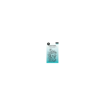 Transp.razítko - Floral cat Essentials nr.850 (SL) Studio Light SL-ES-STAMP850