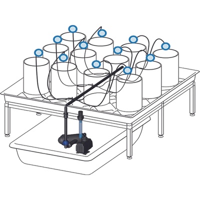 growTOOL Automatic-Watering-Комплект 1.0-за 12 или 16 саксии