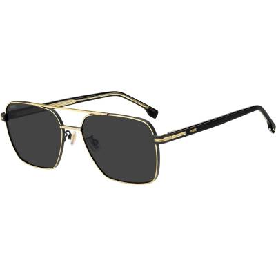 HUGO BOSS Слънчеви очила Boss Men's Rectangle Sunglasses - Black Gold