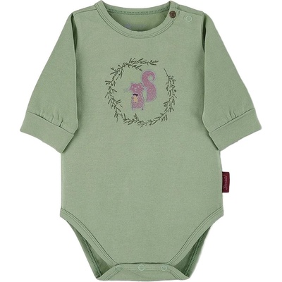 Sterntaler Бебешко боди с дълъг ръкав Sterntaler - Катеричка, 56 cm, 3-4 месеца (5692201)