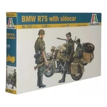 Italeri Italeri: Модел на мотоциклет BMW R75 със странична кабина, 1: 35