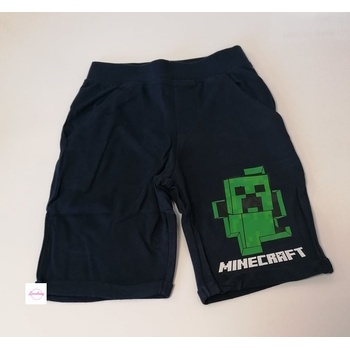 dětské kraťasy Minecraft tm.modré