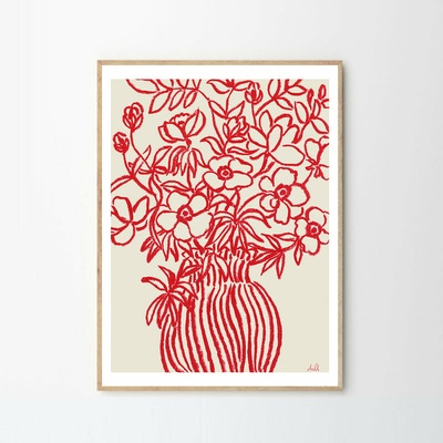 Moikka Plakát Poppy Studies I by Anine Cecilie Iversen 21x29,7 (A4)