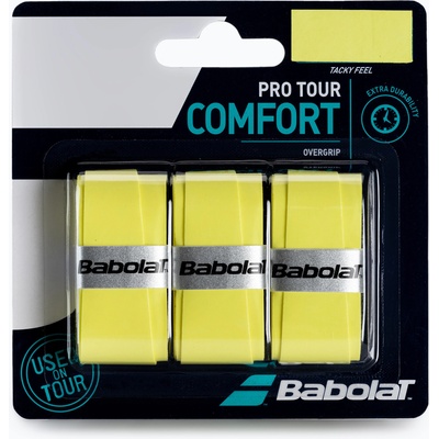 Babolat Обвивки за тенис ракета BABOLAT Pro Tour X3 жълти 653037
