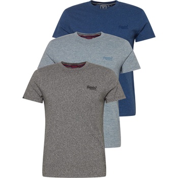 Superdry Тениска синьо, сиво, размер XL