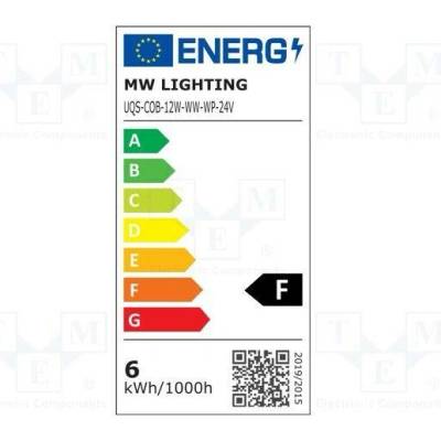 POS UQS-COB-12W-WW-WP-24V-5M