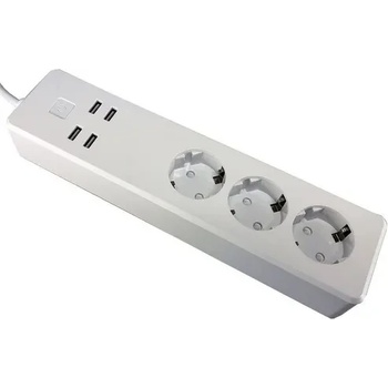 Image 1 of FEBITE Смарт разклонител Febite Ten-X-18734, 3 гнезда (ZLD-34EU)