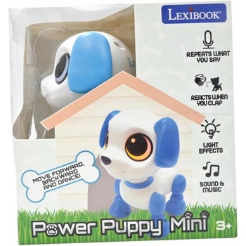Lexibook Robot Power Puppy Mini Psí robot so svetelnými a zvukovými efektmi 3380743089355