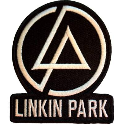 Nažehlovačka Linkin Park - Concentric Text Logo, Čierna,Univerzálna