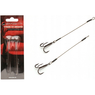 Dam Effzett Náväzec 7X7 Stingres 6 8 cm 10 kg 2 ks