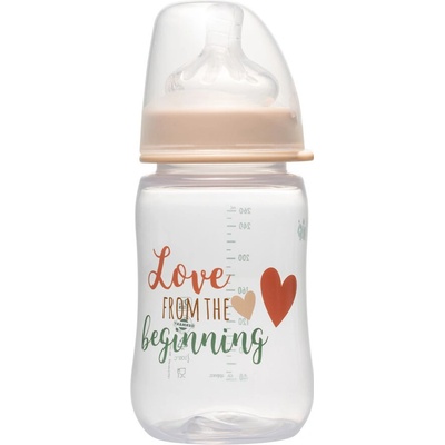 Nip Fľaša Transparentná M Lososová 260 ml