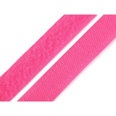 Prima-obchod Suchý zip háček + plyš šíře 20 mm, barva (516) růžová