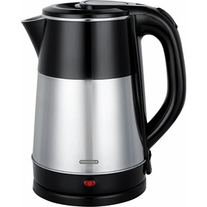 Termomax Електрическа кана Termomax TK2066D, Мощност 1500W, Капацитет 1.8 л, Неръждаема стомана, Сребрист с черен (KT-1008681) Електрически кани
