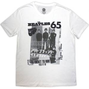 The Beatles 1965 White L Риза (BEATTEE621MW03)