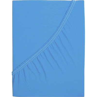 4Home jersey prostěradlo Mako modré 180x200