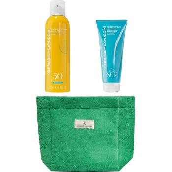 Germaine de Capuccini Комплект Love Sun - Спрей и Лосион за тяло, 2 х 200 ml + Несесер