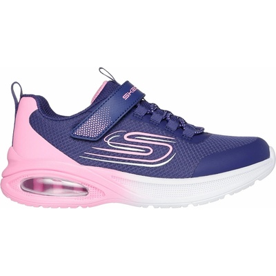 Skechers dievčenská vychádzková obuv MICROSPEC MAX ADVANCE FLY 3.0 fialová ružová biela