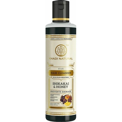 Khadi Natural Bylinný vlasový šampón Shikakai & Med 210 ml