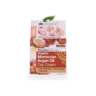 Dr. Organic Био анти-ейдж крем с мароканско арганово масло , Dr. Organic , 50 мл