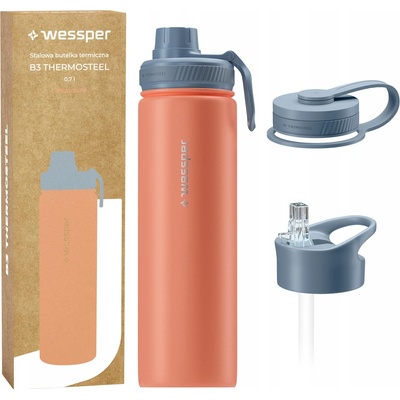 Wessper termoska B3 THERMOSTEEL 700 ml Coral pink