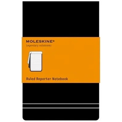 Moleskine Pocket Reporter Ruled Notebook Black | Moleskine