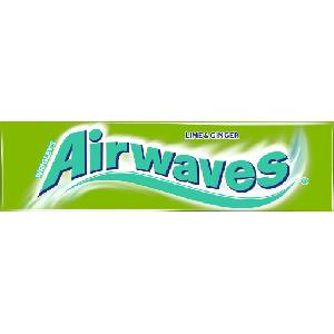 Airwaves Дъвки на дражета Лимон и джинджифил, 10 бр. , 14 g (2277557)