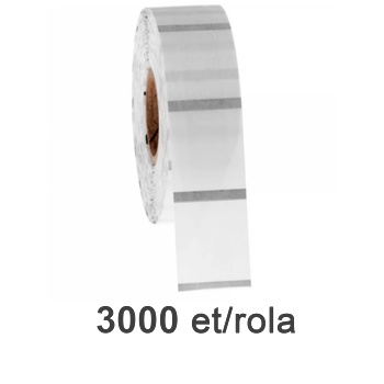 Image 1 of ZINTA Самозалепващи PE етикети ZINTA 79х60 mm, 3000 ет. /ролка, прозрачни (79X60X3000-PET-BM)