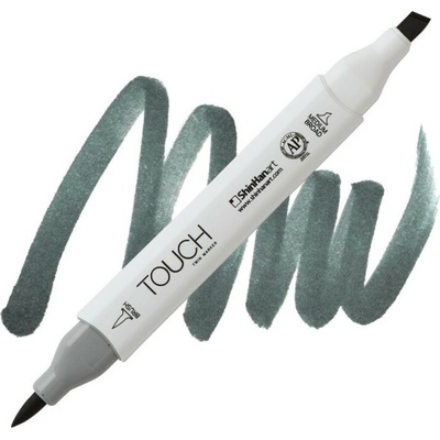Lihová fixa TOUCH oboustranná Brush & Chisel, Green grey 9 (GG9)