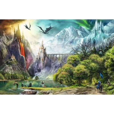 Ravensburger - Puzzle Dragon Territory - 3 000 piese